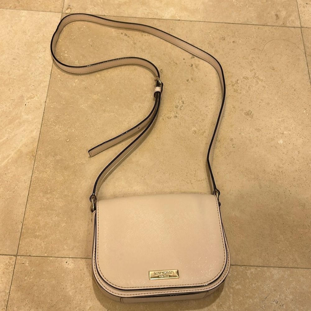Blush pink Kate spade crossbody purse